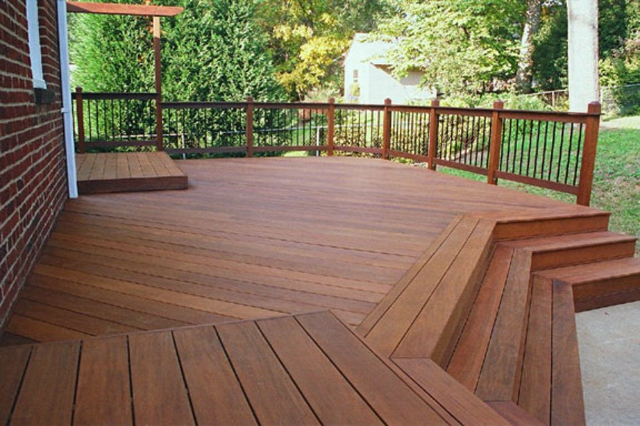 How to maintain and stain an Ipe hardwood deck Messmer's Natural Wood