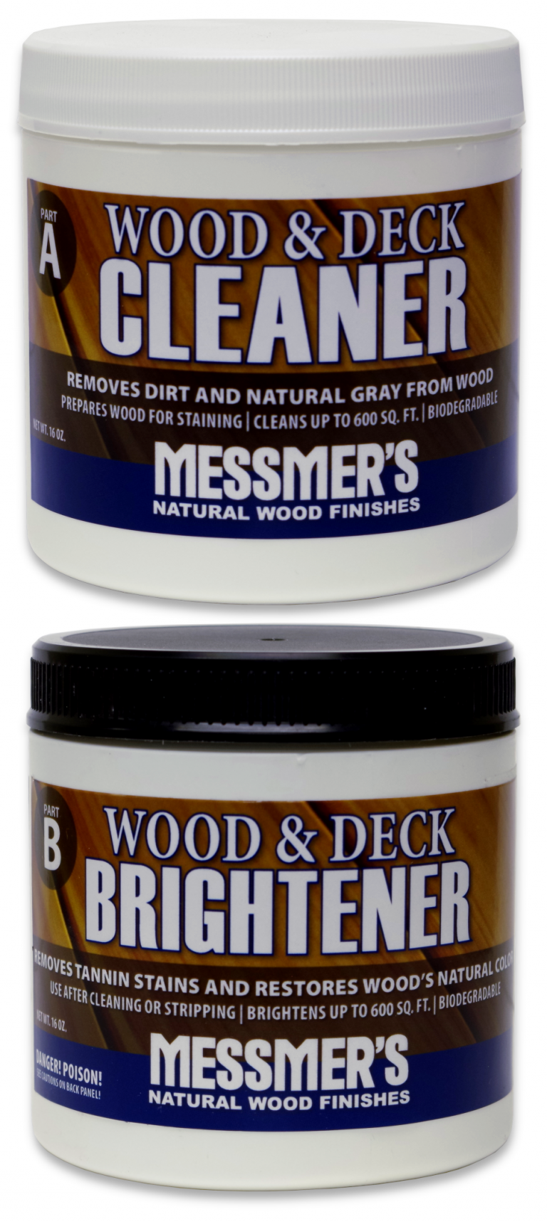 Messmer’s Wood Cleaner and Brightener Messmer's Natural Wood Finishes